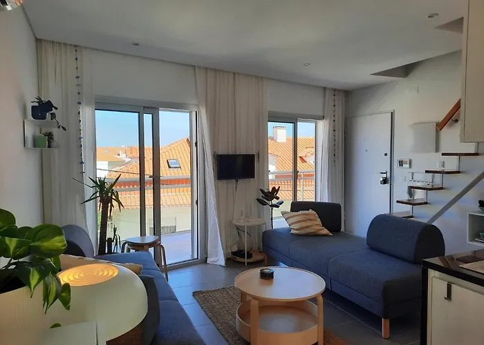 Sitius 5B - New Seaview Apartment With Rooftop Terrace In Historical Centre Sitio Da Nazare